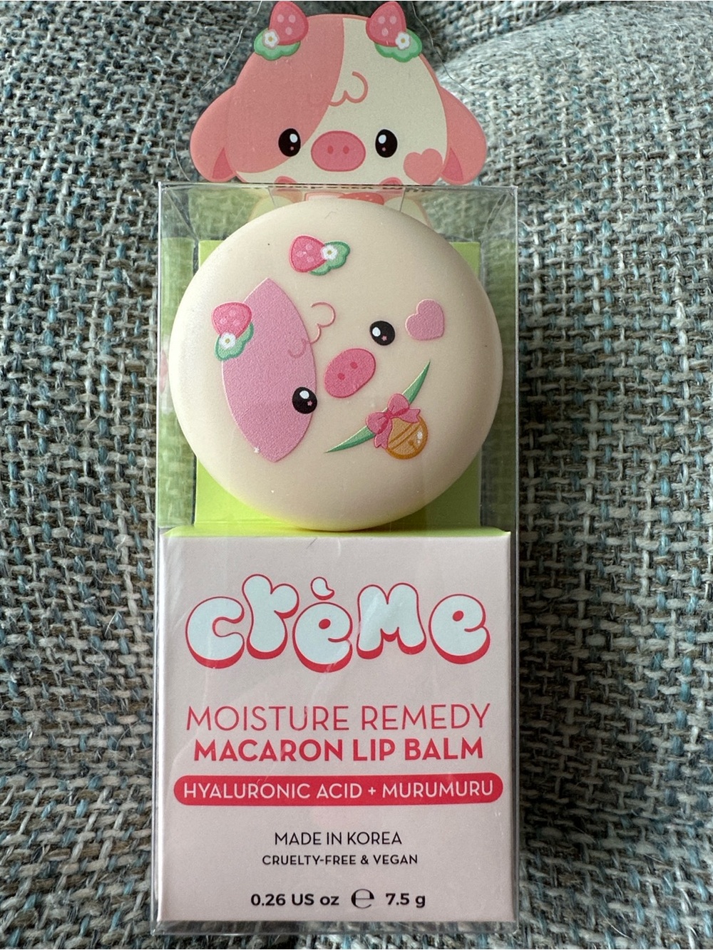 Crème Shop Moisture Remedy Macaron Lip Balm NIB